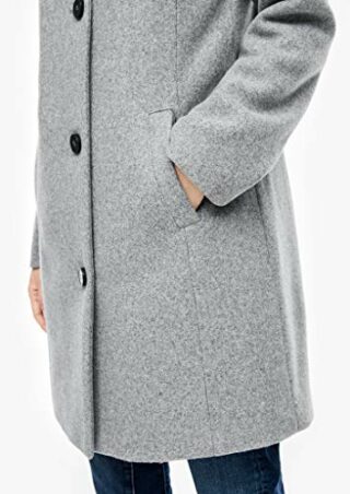 s.Oliver 05.911.52.8687 Wollmantel Damen, Grau