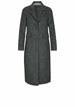 s.Oliver 29.909.52.3297 Wollmantel Damen, Schwarz