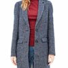 s.Oliver 5709522963 Wollmantel Damen, Blau