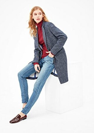 s.Oliver 5709522963 Wollmantel Damen, Blau