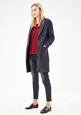 s.Oliver 5709528470 Wollmantel Damen, Blau