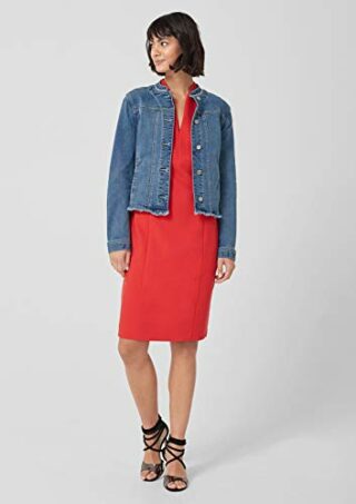 s.Oliver BLACK LABEL 01.899.51.5537 Jeansjacke Damen, Blau