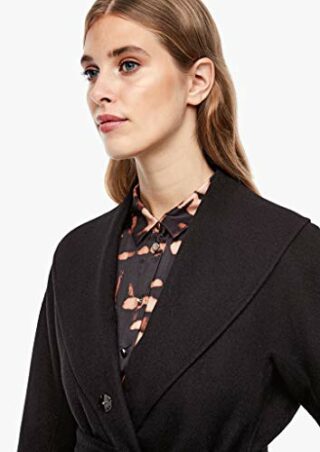 s.Oliver Wollmantel Damen, Schwarz