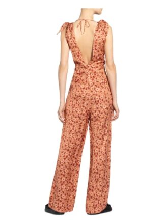 sandro Jumpsuit Damen, Braun