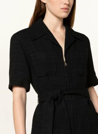 sandro Jumpsuit Damen, Schwarz