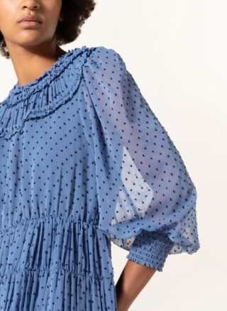 sandro Kleid in A-Linie Damen, Blau