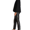 sandro Lederhose Damen, Schwarz