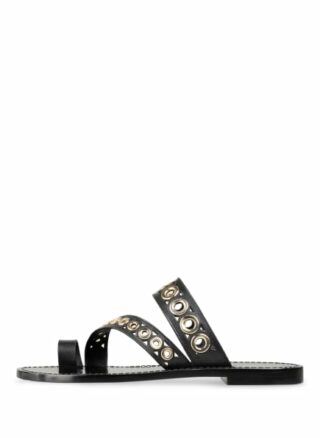 sandro Riemchensandalen Damen, Schwarz