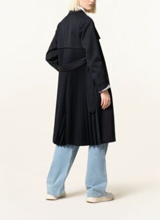 sandro Trenchcoat Damen, Blau