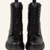 sergio rossi Schnürboots Damen, Schwarz