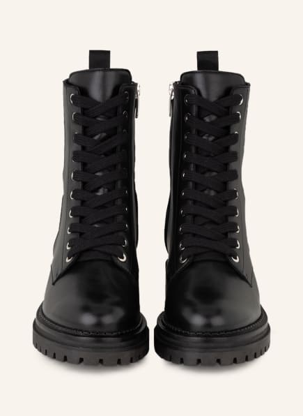 sergio rossi Schnürboots Damen, Schwarz sergio rossi Schnürboots Damen, Schwarz