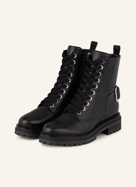 sergio rossi Schnürboots Damen, Schwarz sergio rossi Schnürboots Damen, Schwarz