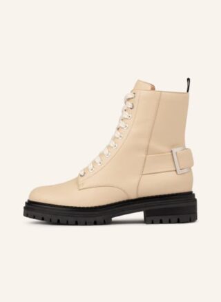 sergio rossi Schnürboots Damen, Weiß