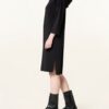 someday Qodo Sweatkleid Damen, Schwarz