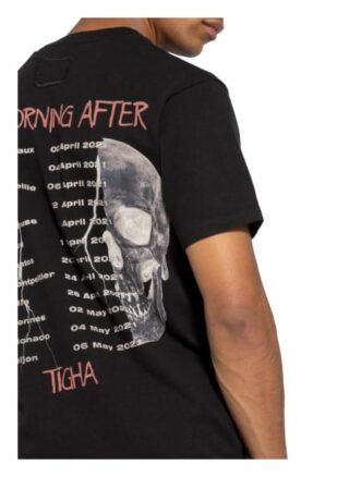 tigha Daylen T-Shirt Herren, Schwarz