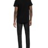 tigha Delian T-Shirt Herren, Schwarz