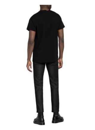 tigha Delian T-Shirt Herren, Schwarz