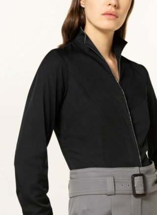 van Laack Alice Bluse Damen, Schwarz