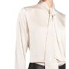 van Laack Bilu Schluppenbluse Damen, Beige