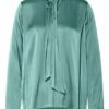 van Laack Bilu Schluppenbluse Damen, Blau