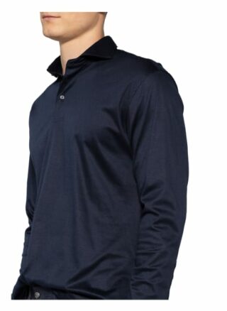van Laack Peso Jersey-Poloshirt Herren, Blau
