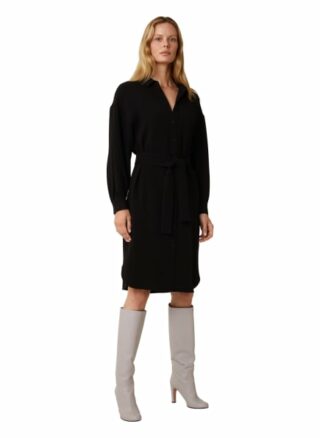 windsor. Hemdblusenkleid Damen, Schwarz