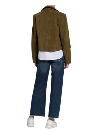 windsor. Lederjacke Damen, Grün
