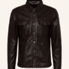 windsor. Lennio Lederjacke Herren, Braun