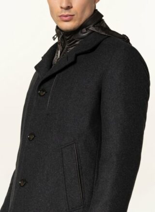 windsor. Rivano Wollmantel Herren, Grau