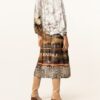yippie hippie Hängerkleid Damen, Beige
