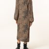 yippie hippie Hemdblusenkleid Damen, Braun