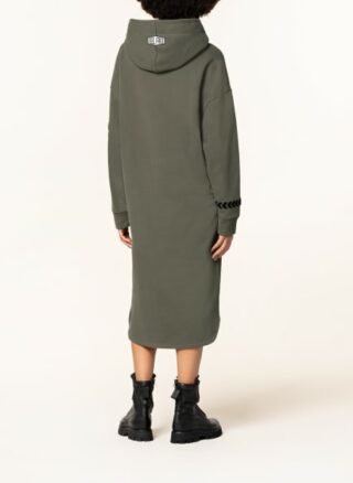 yippie hippie Sweatkleid Damen, Grün