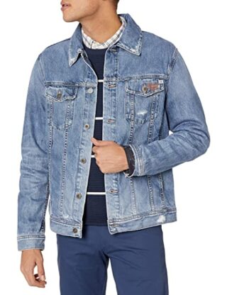 AG Jeans Dart Jeansjacke Herren, Blau