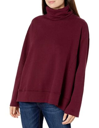 AG Jeans Haven Rollkragen Pullover Damen, Rot