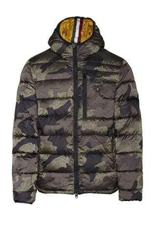 Aeronautica Militare AB1896 Daunenjacke Herren, Grün