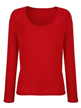 Alba Moda Kaschmir Pullover Damen, Rot