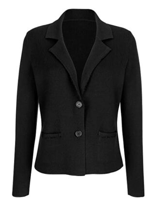 Alba Moda Strickjacke Damen, Blau