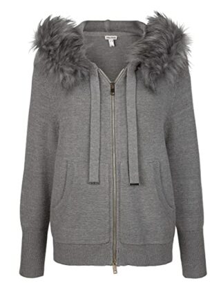 Alba Moda Strickjacke Damen, Grau