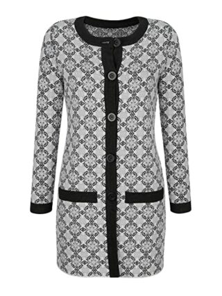 Alba Moda Strickjacke Damen, Grau
