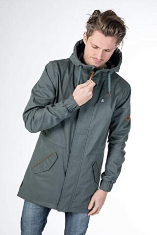 Alife & Kickin Ron Parka Herren, Grau