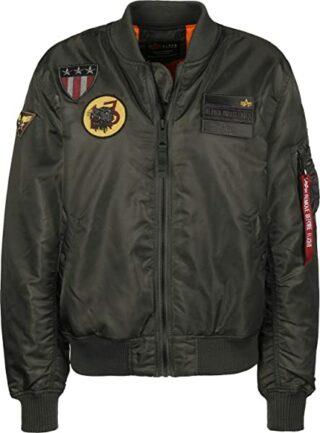 Alpha Industries MA-1 Luftwaffe Blouson Herren, Grau