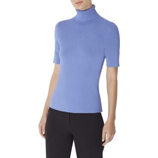 Anne Klein Half Sleeve Rollkragen Pullover Damen, Blau