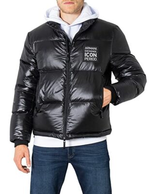 Armani Exchange Daunenjacke Herren, Schwarz