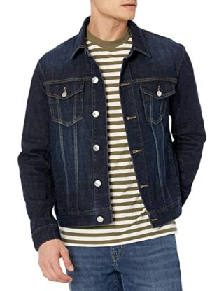 Armani Exchange Indigo Denim Jeansjacke Herren, Blau