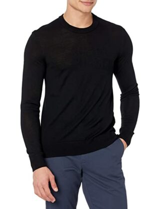 Armani Exchange Logo Pullover Herren, Schwarz