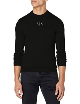 Armani Exchange Pullover Herren, Schwarz