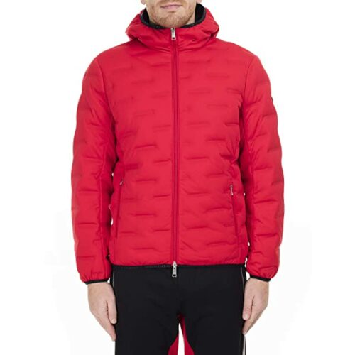 Armani Exchange Zip Up Daunenjacke Herren, Rot