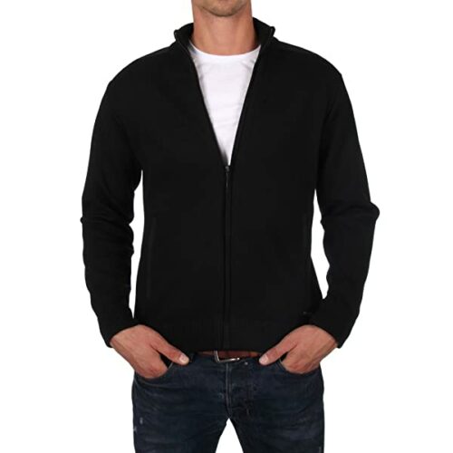 Armor Lux Carnac Homme Strickjacke Herren, Schwarz