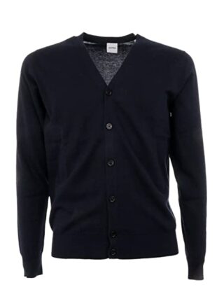 Aspesi M008337101098 Cardigan Herren, Blau