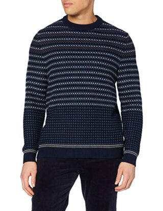 BOSS Acree Strickpullover Herren, Blau